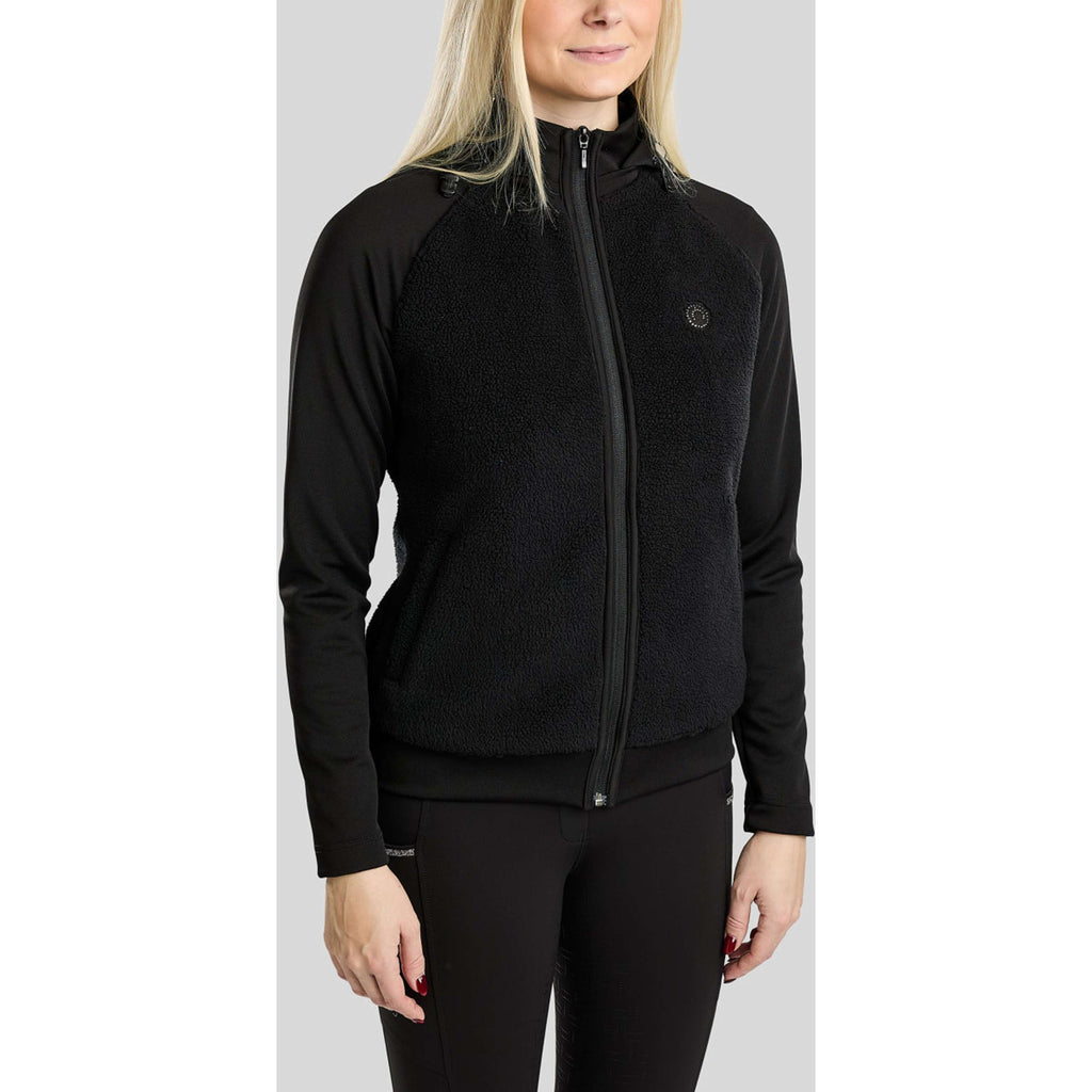 Montar Jacke MoMay Teddy Schwarz