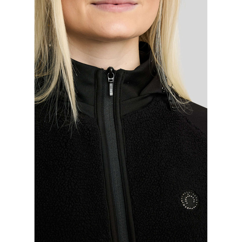 Montar Jacke MoMay Teddy Schwarz