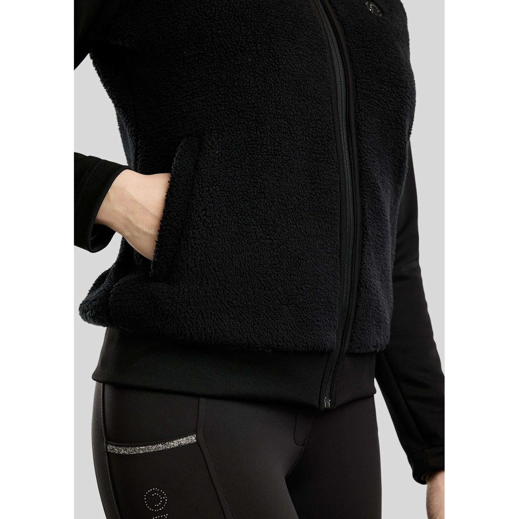 Montar Jacke MoMay Teddy Schwarz