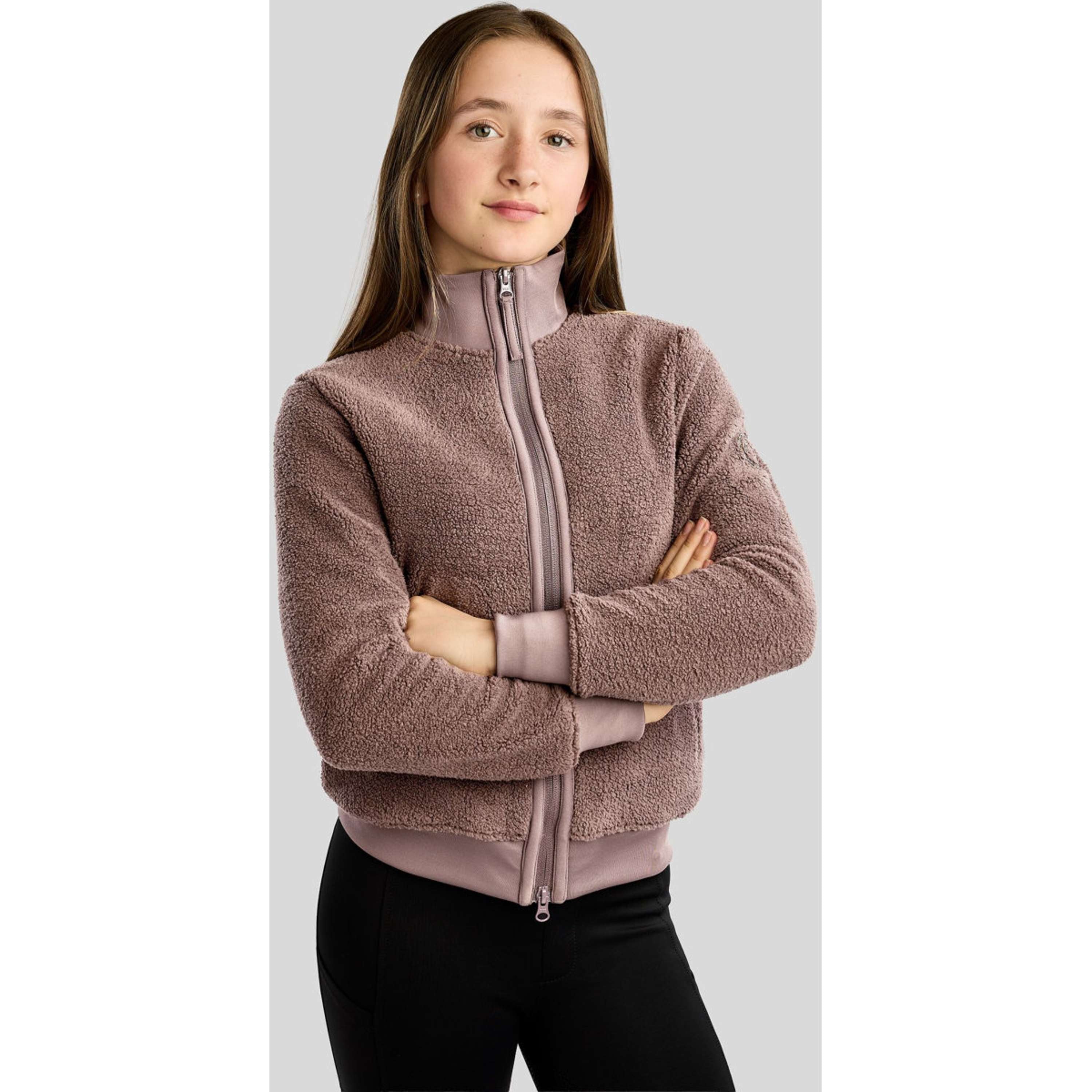 Montar Jacke MoEbba Teddy Pile Golden Quartz Kids Nougat Brown