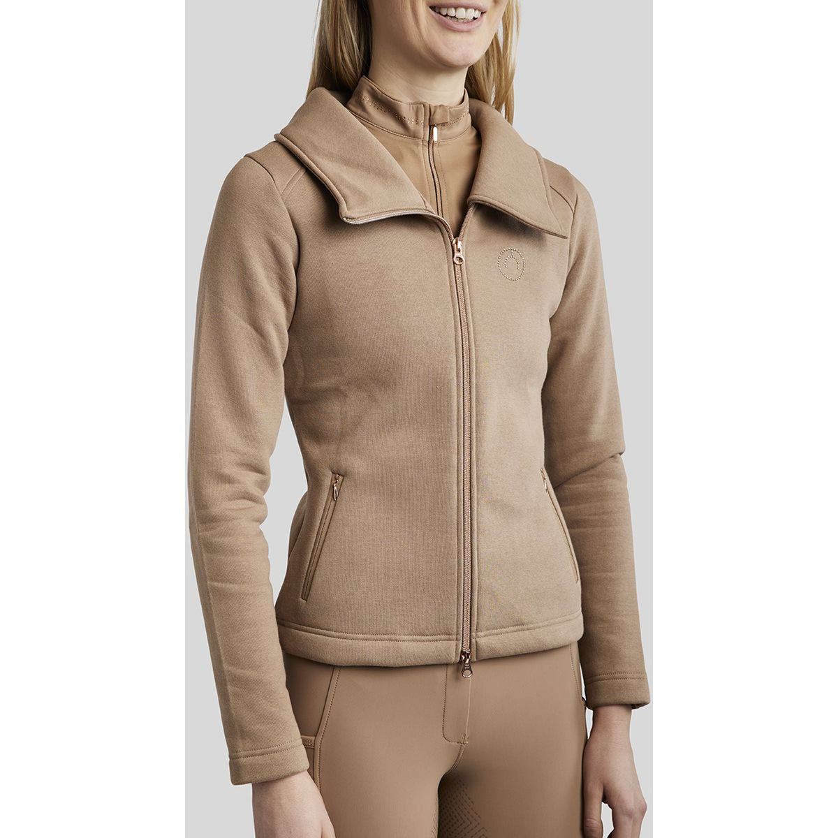 Montar Jacke MoNaja Rosegold Crystals Latte