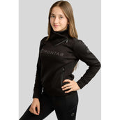 Montar Pullover MoNaja High Collar Golden Quartz Crystals Kids Schwarz