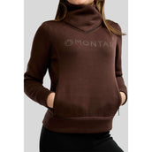 Montar Pullover MoNaja High Collar Golden Quartz Crystals Black Peony