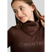 Montar Pullover MoNaja High Collar Golden Quartz Crystals Black Peony