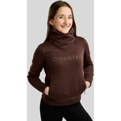 Montar Pullover MoNaja High Collar Golden Quartz Crystals Black Peony