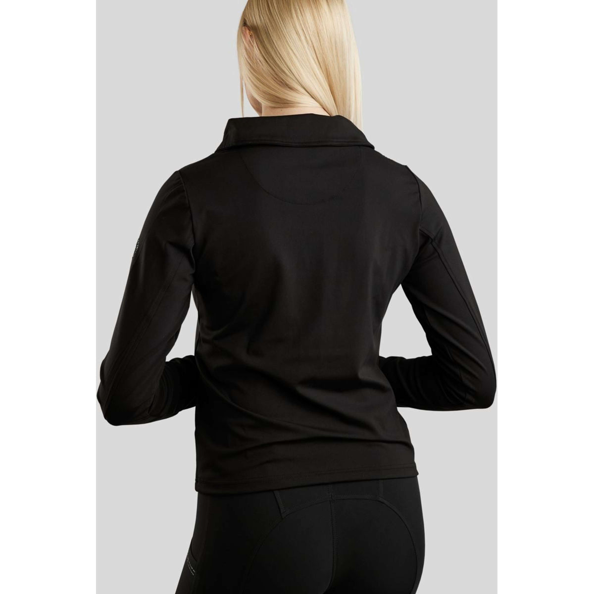 Montar Shirt MoRachel Quarter Zip Schwarz