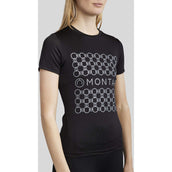 Montar T-Shirt MoChain Frontprinted Schwarz