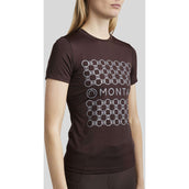 Montar T-Shirt MoChain Frontprinted Braun