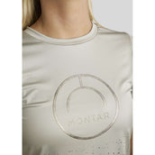 Montar T-Shirt MoSille Silber Grau