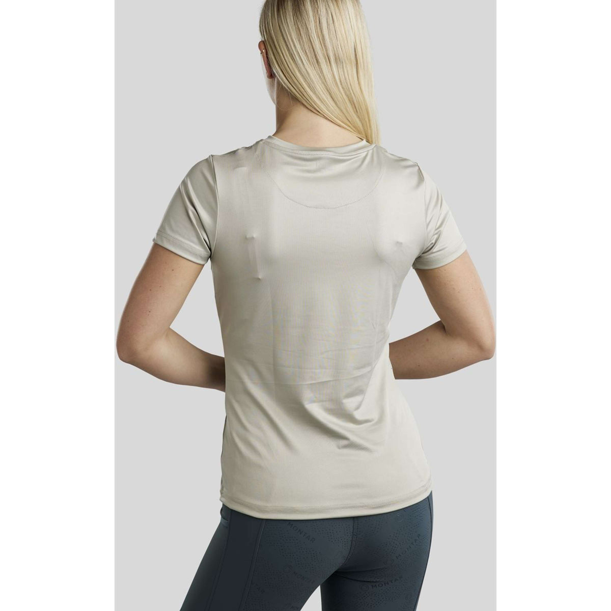 Montar T-Shirt MoSille Silber Grau