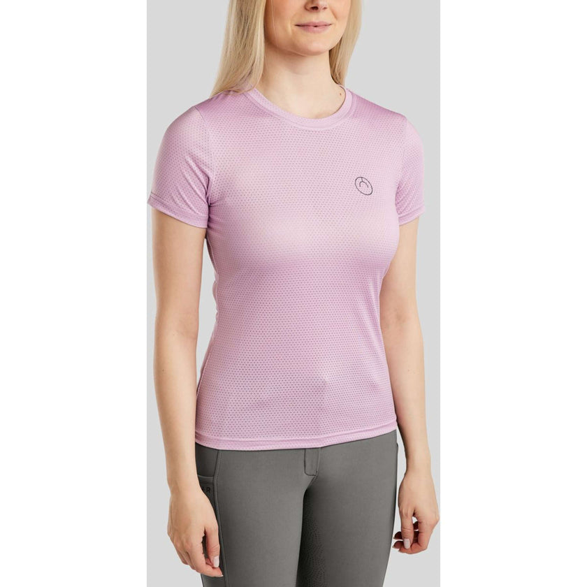Montar T-Shirt MoGrace Mesh Tee Candy Pink Montar T-Shirt MoGrace Mesh Tee Candy Pink