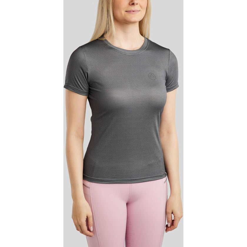 Montar T-Shirt MoGrace Mesh Tee Grau