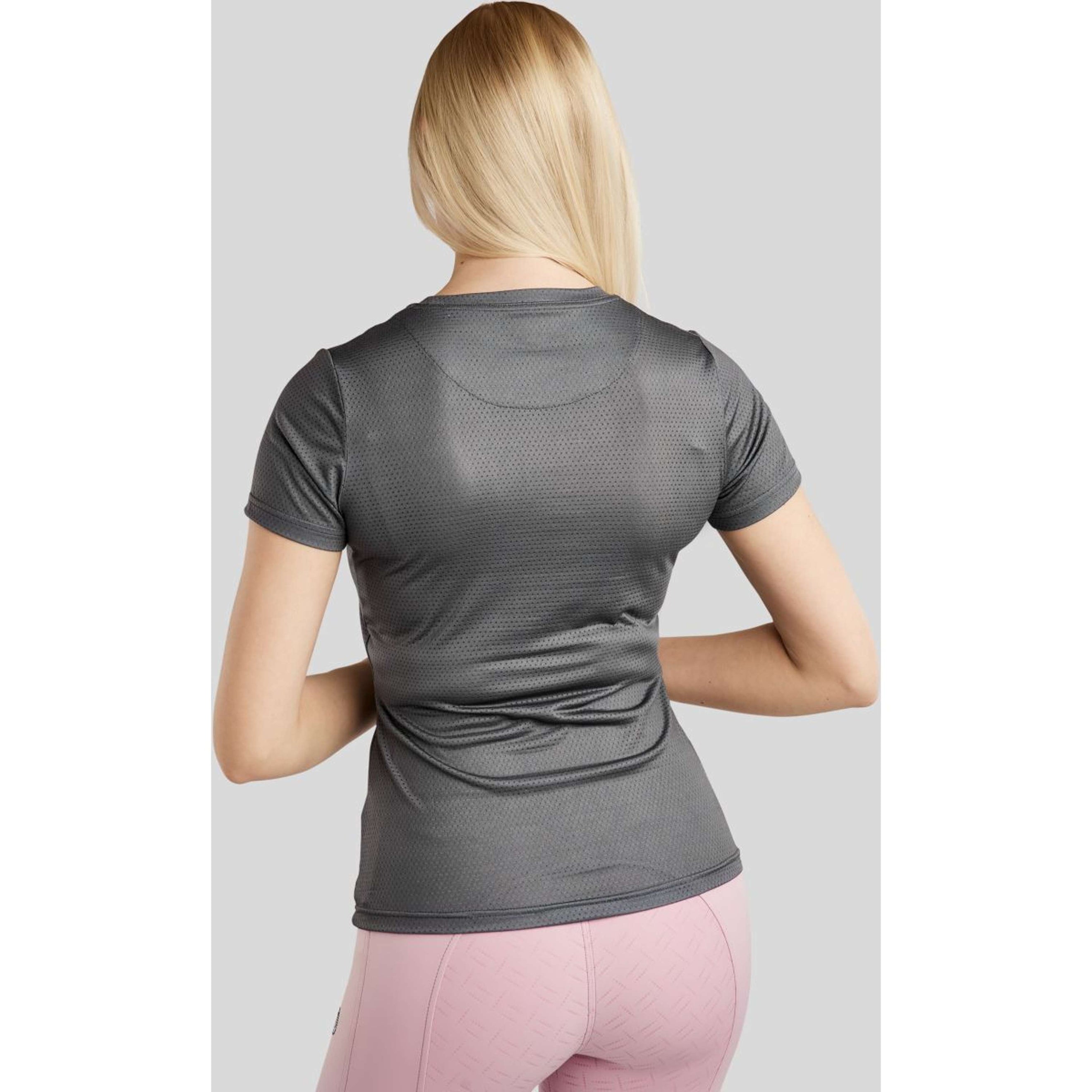 Montar T-Shirt MoGrace Mesh Tee Grau Montar T-Shirt MoGrace Mesh Tee Grau