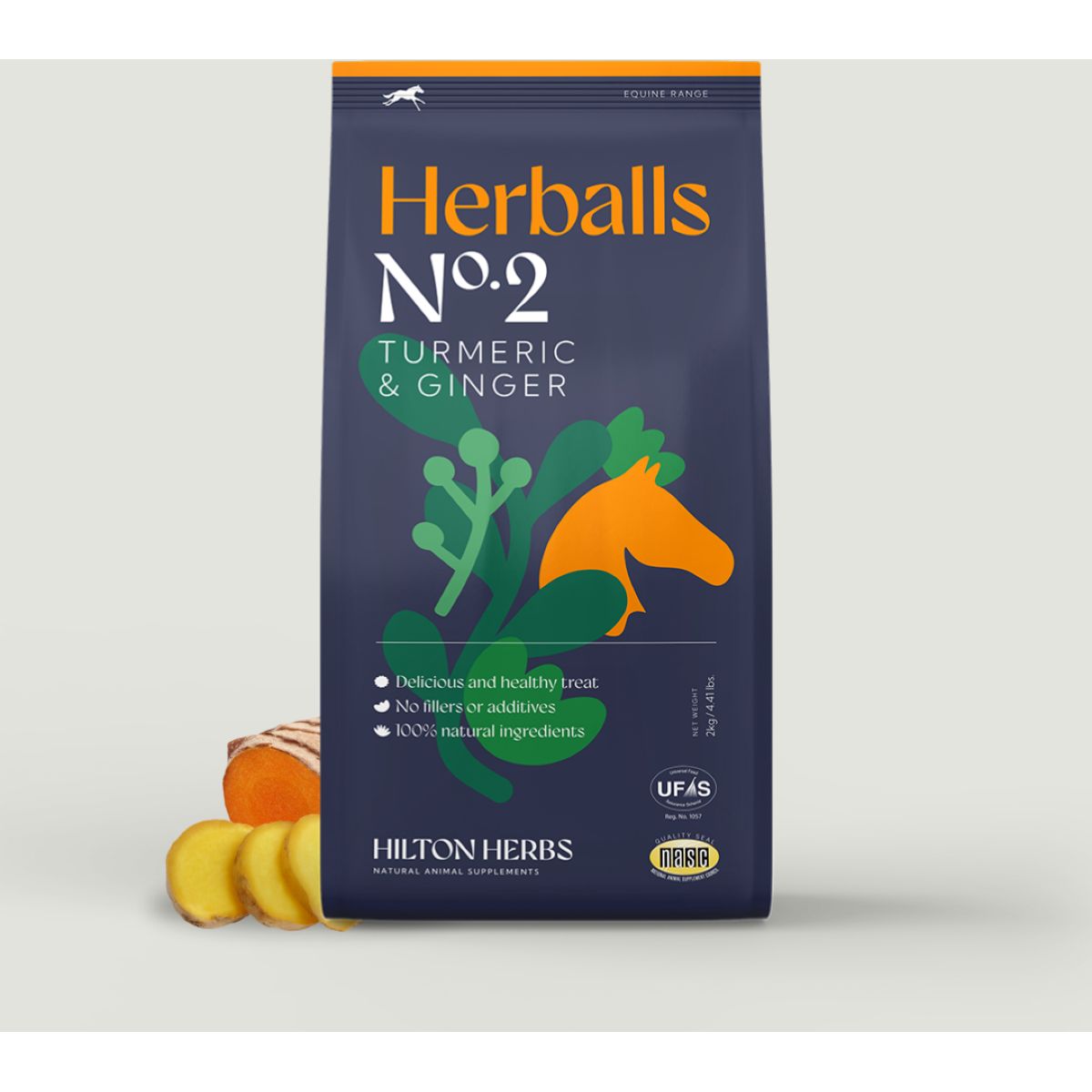 Hilton Herbs Herballs No2 Turmeric & Ginger