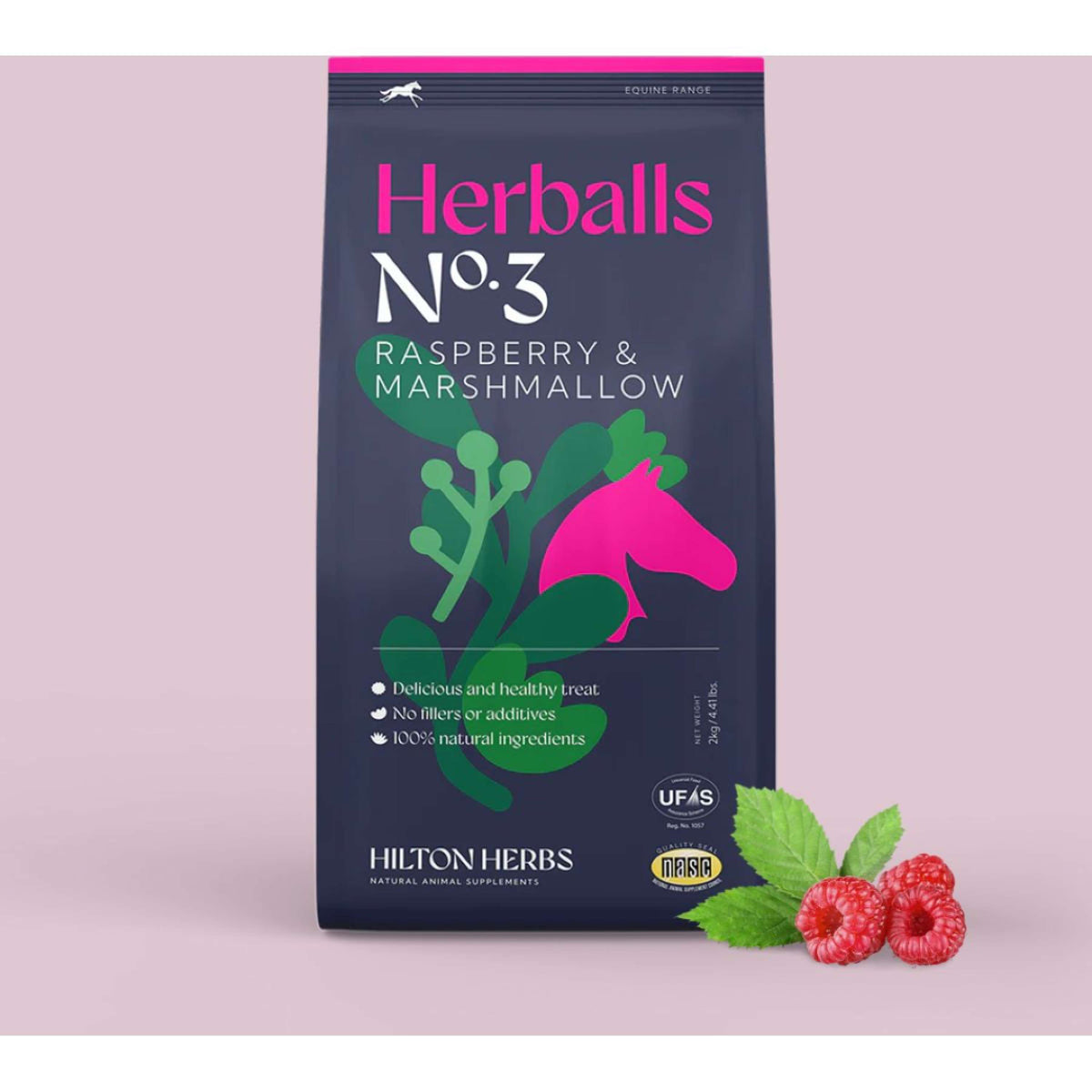 Hilton Herbs Herballs No3 Marshmallow & Raspberry