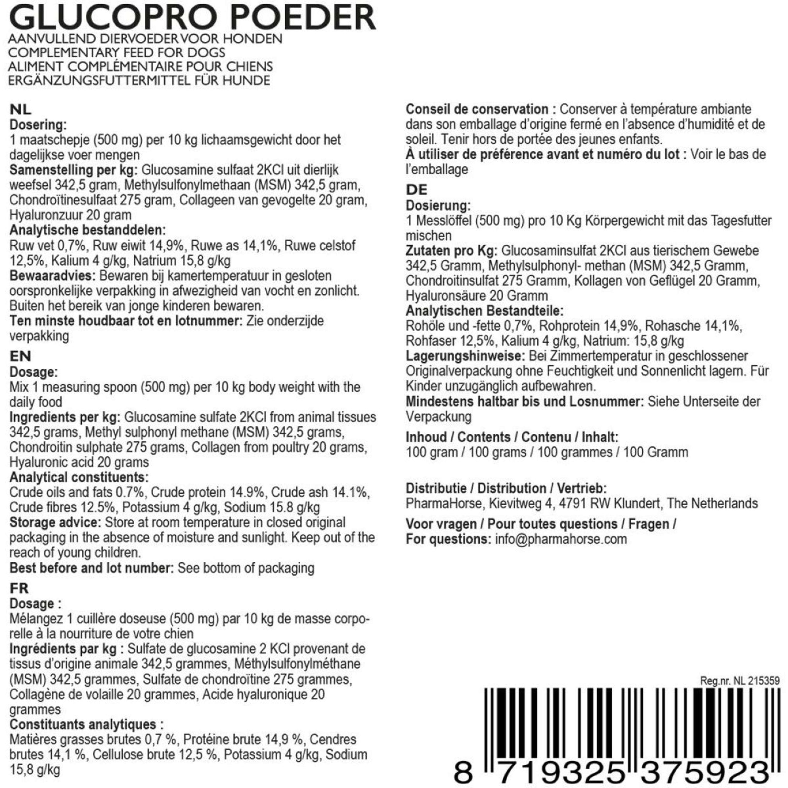 PharmaHorse Glucopro Hund PharmaHorse Glucopro Hund