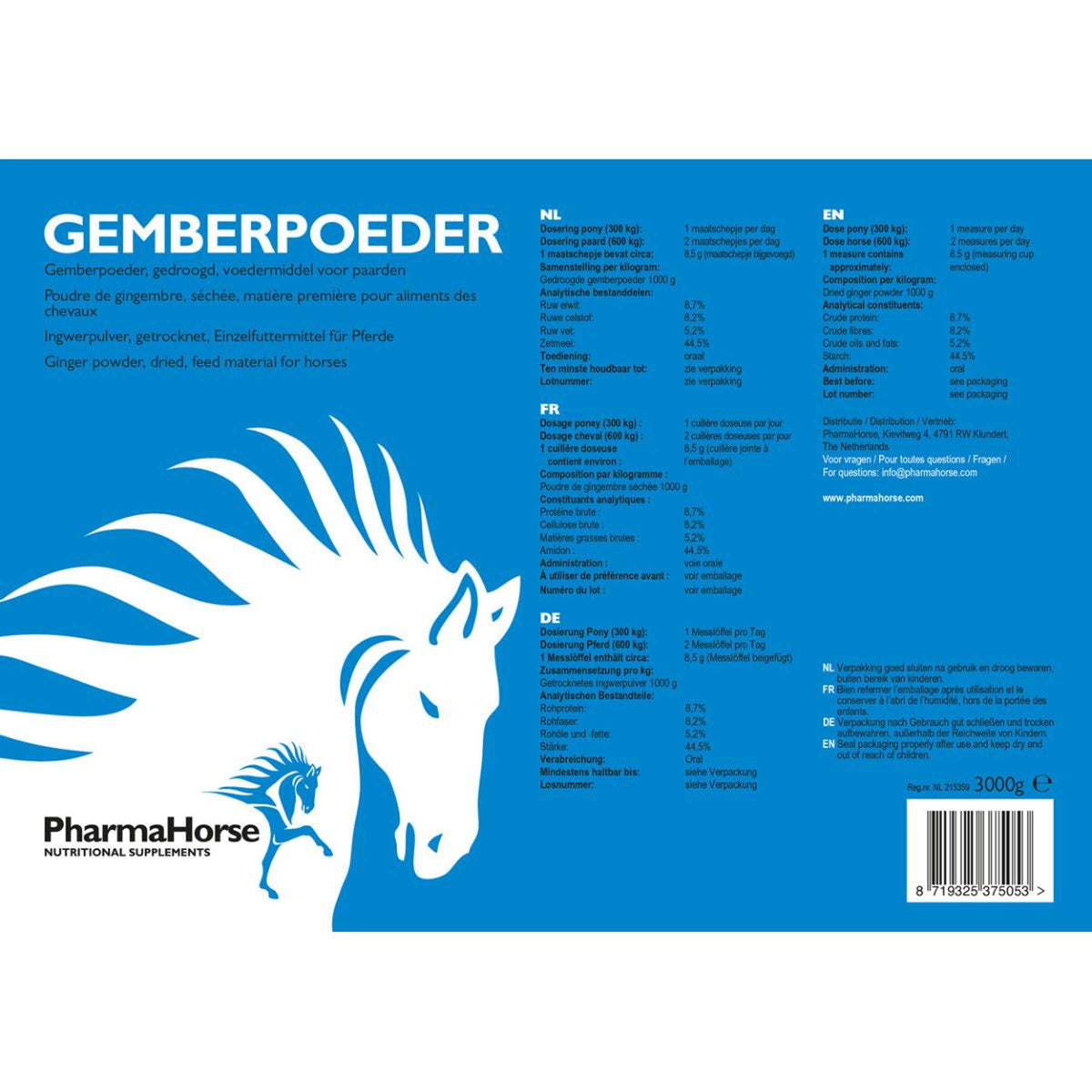 PharmaHorse Ingwer