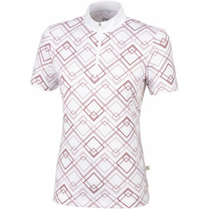 Pikeur Turniershirt Kamilla White/Noble Rose