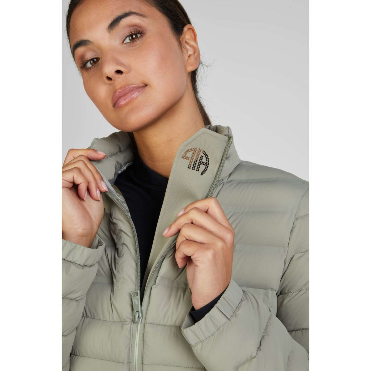 Pikeur Jacke Athleisure Quilted Light Moos