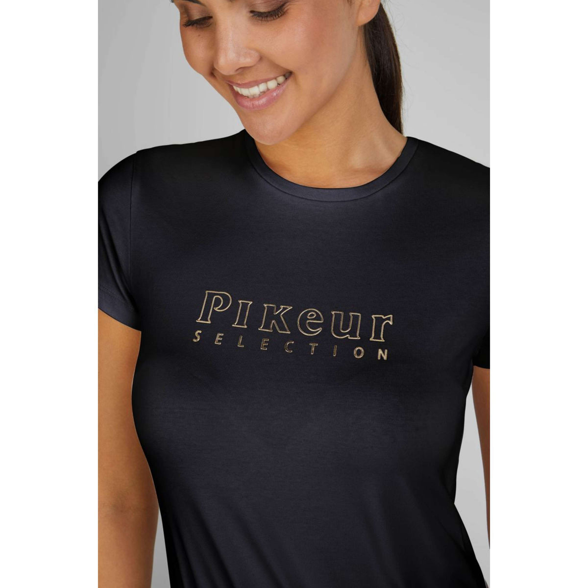 Pikeur T-Shirt Selection Roundneck Schwarz