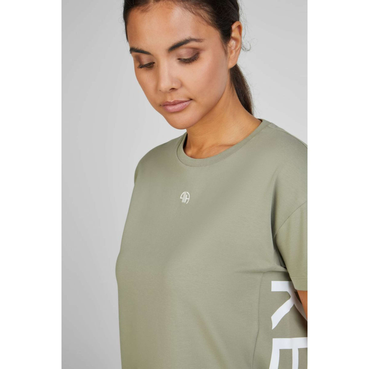 Pikeur T-Shirt Athleisure Oversized Light Moos