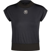 Pikeur Shirt Athleisure Cropped Schwarz