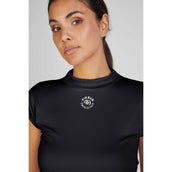 Pikeur Shirt Athleisure Cropped Schwarz