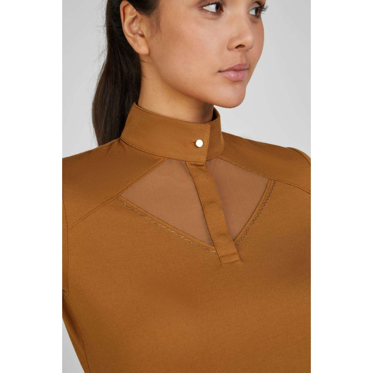 Pikeur Turniershirt Sports Pique Golden Caramel