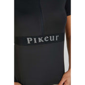 Pikeur Shirt Sports Mesh Zip Schwarz