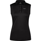 Pikeur Poloshirt Sports Ärmellos Schwarz