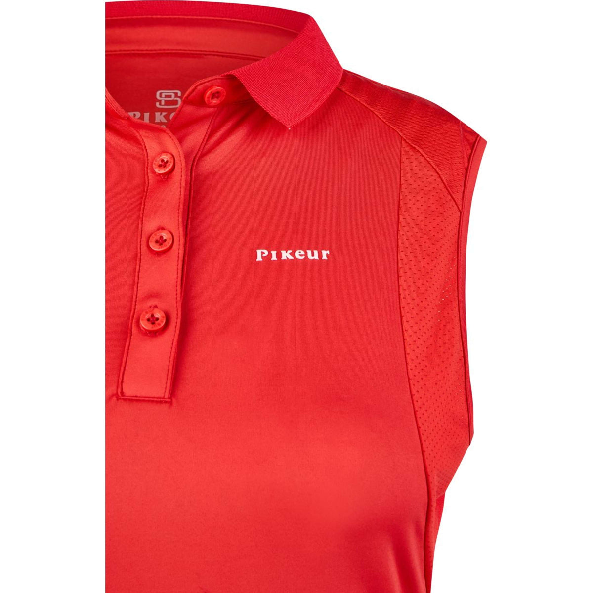 Pikeur Poloshirt Sports Ärmellos Red Flame