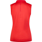 Pikeur Poloshirt Sports Ärmellos Red Flame