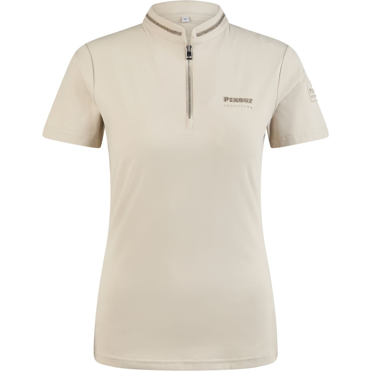 Pikeur T-Shirt Function Zip SS26 Pearl Gray