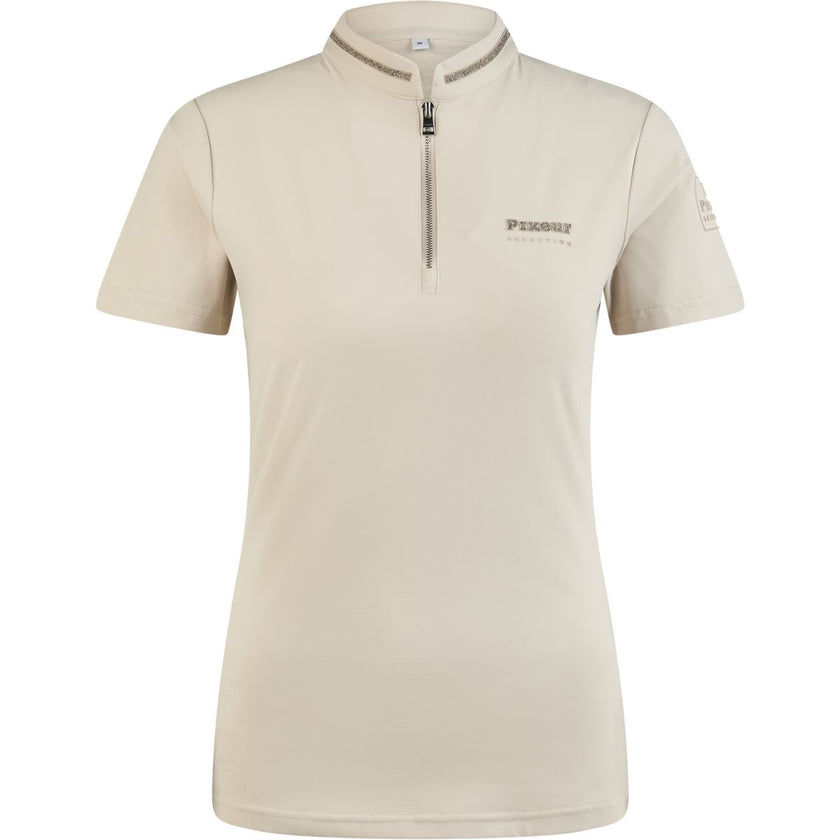 Pikeur T-Shirt Function Zip SS26 Pearl Gray