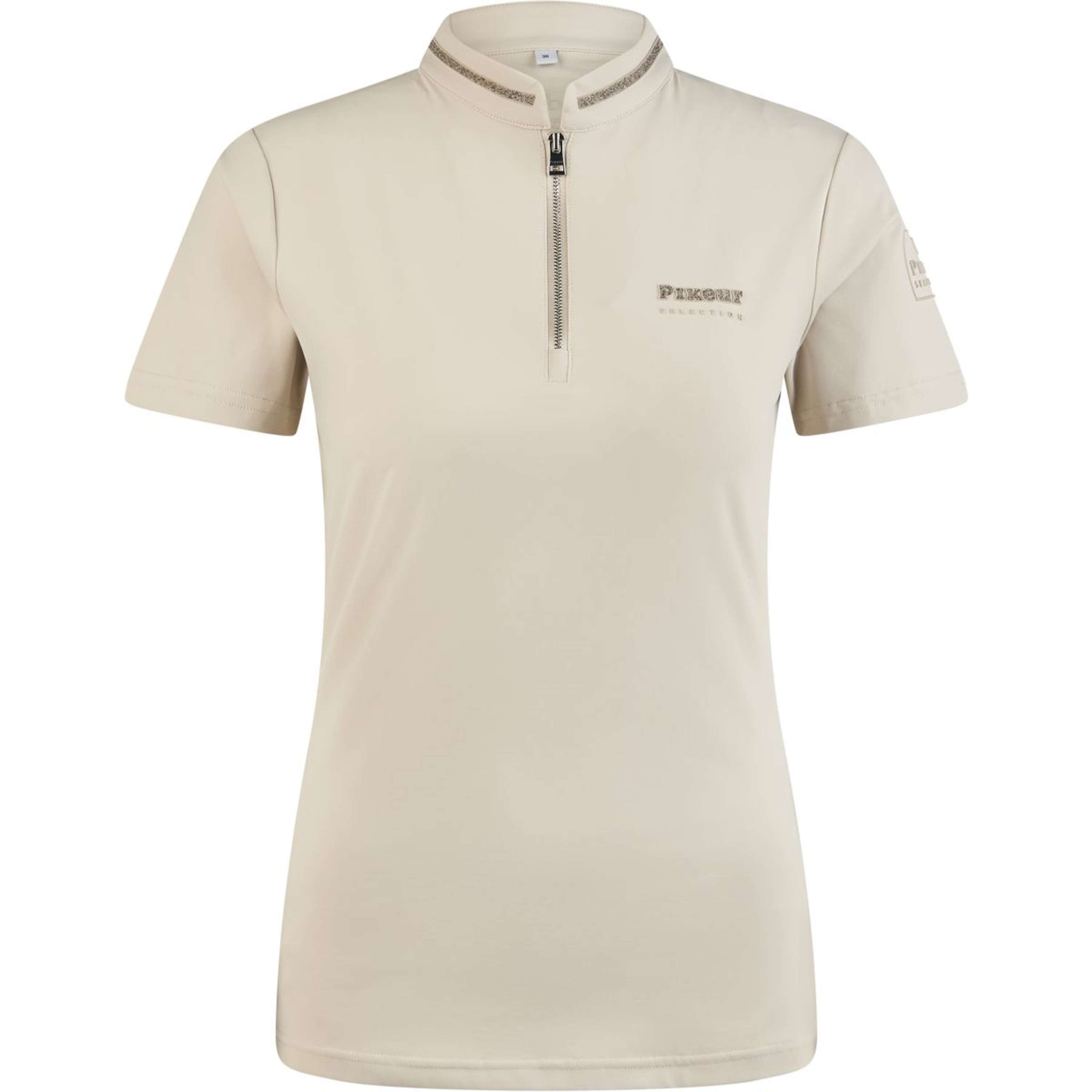 Pikeur T-Shirt Function Zip SS26 Pearl Gray Pikeur T-Shirt Function Zip SS26 Pearl Gray