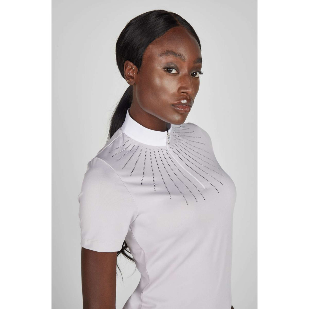 Pikeur Turniershirt Strass SS26 Soft Lilac