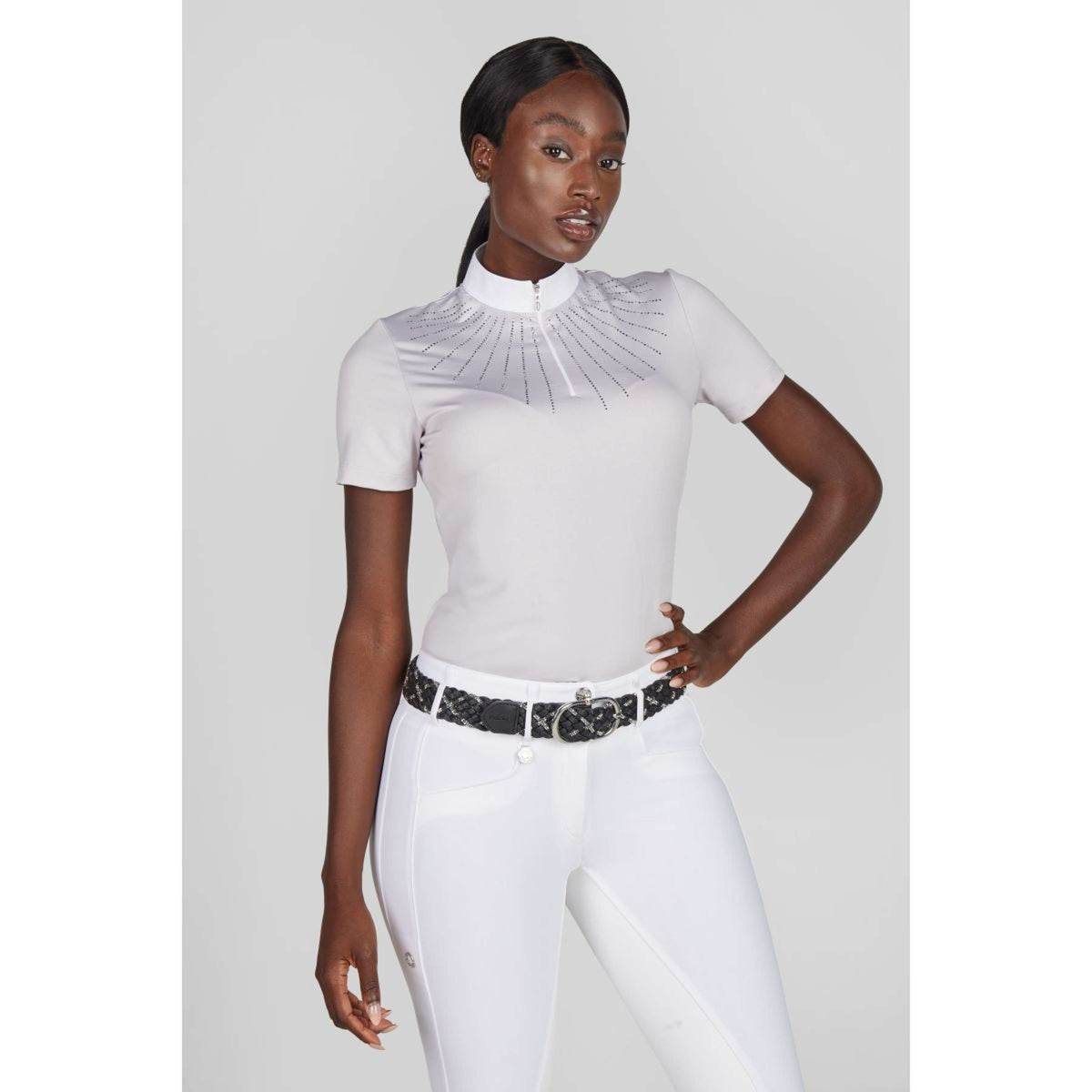 Pikeur Turniershirt Strass SS26 Soft Lilac