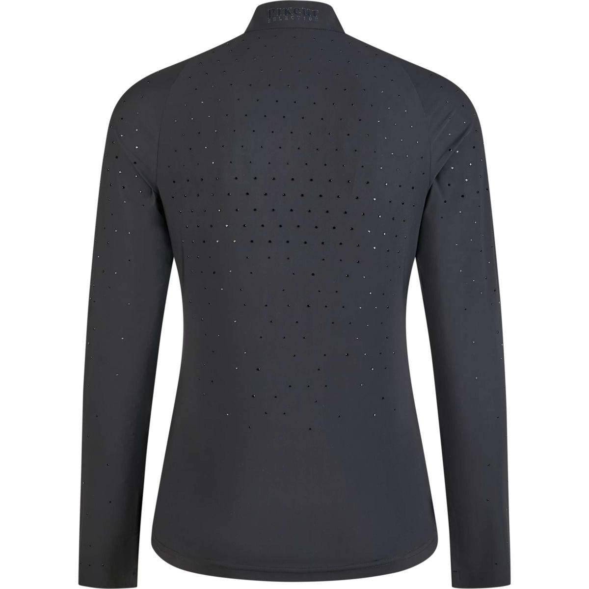 Pikeur Shirt Function Zip SS26 Lange Ärmel Schwarz