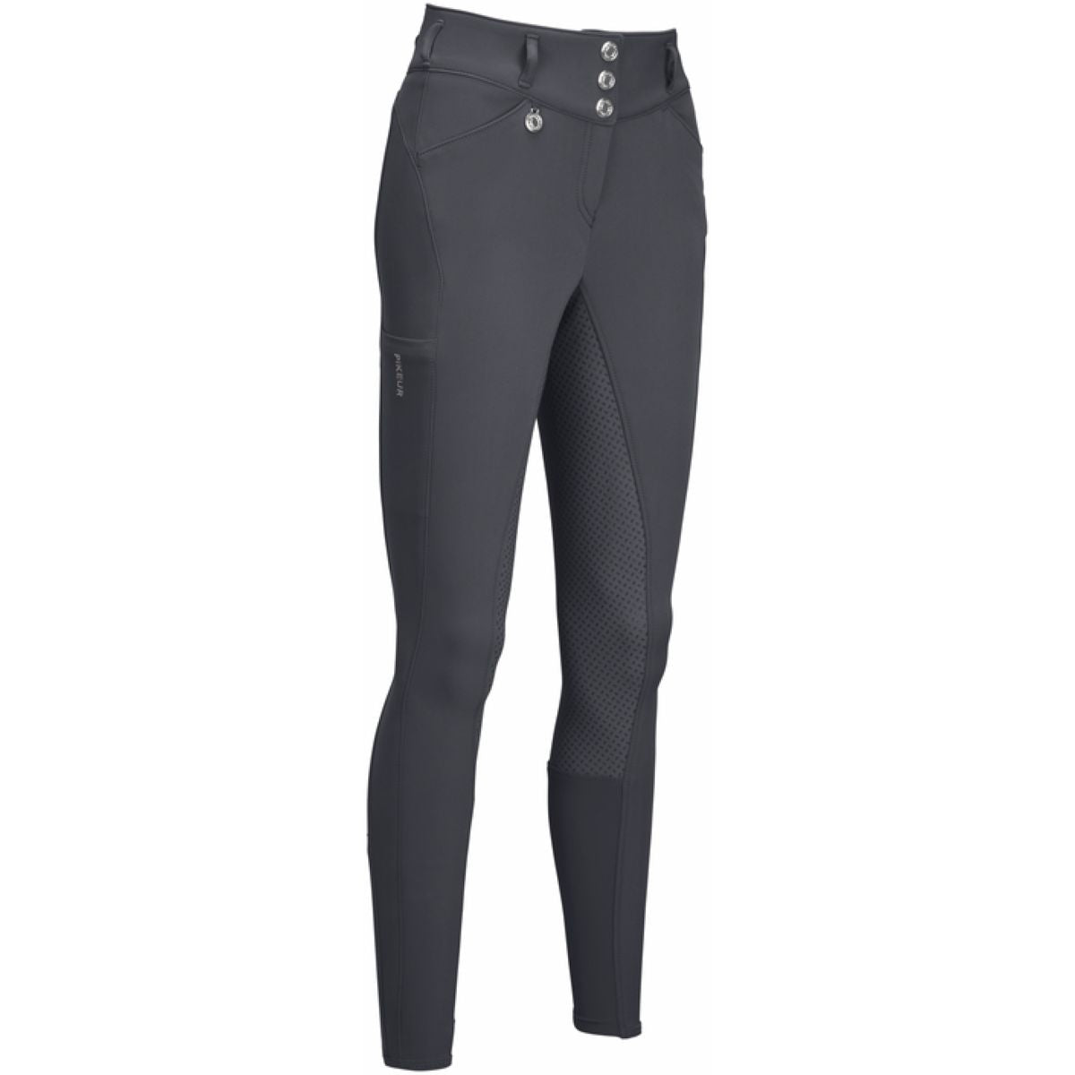 Pikeur Reithose Highwaist Winter Full Grip Damen Dark Shadow