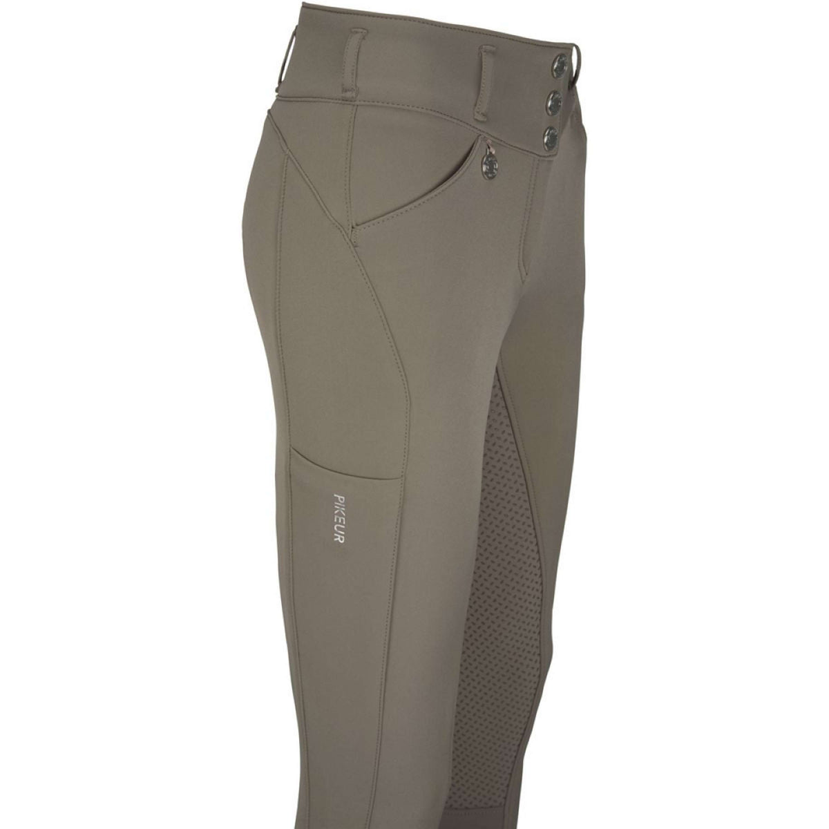 Pikeur Reithose Highwaist Winter Full Grip Damen Walnuss