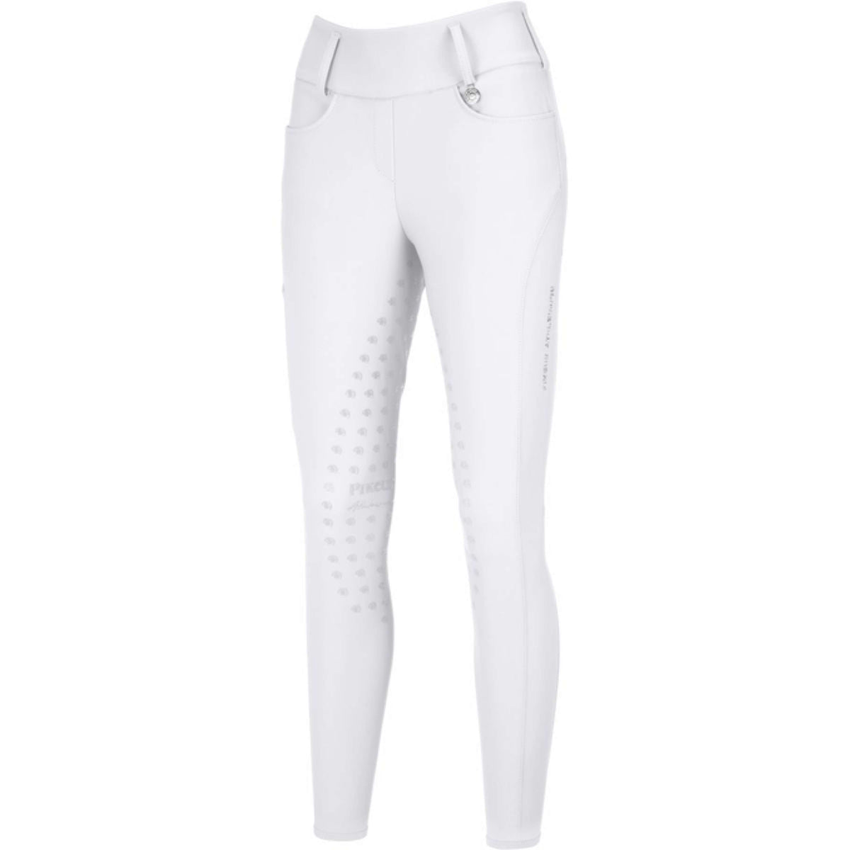 Pikeur Reitleggings Midwaist Full Grip Weiß