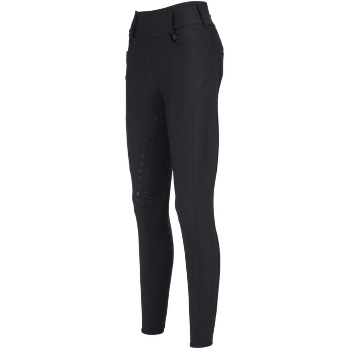 Pikeur Reitleggings Midwaist Full Grip Schwarz