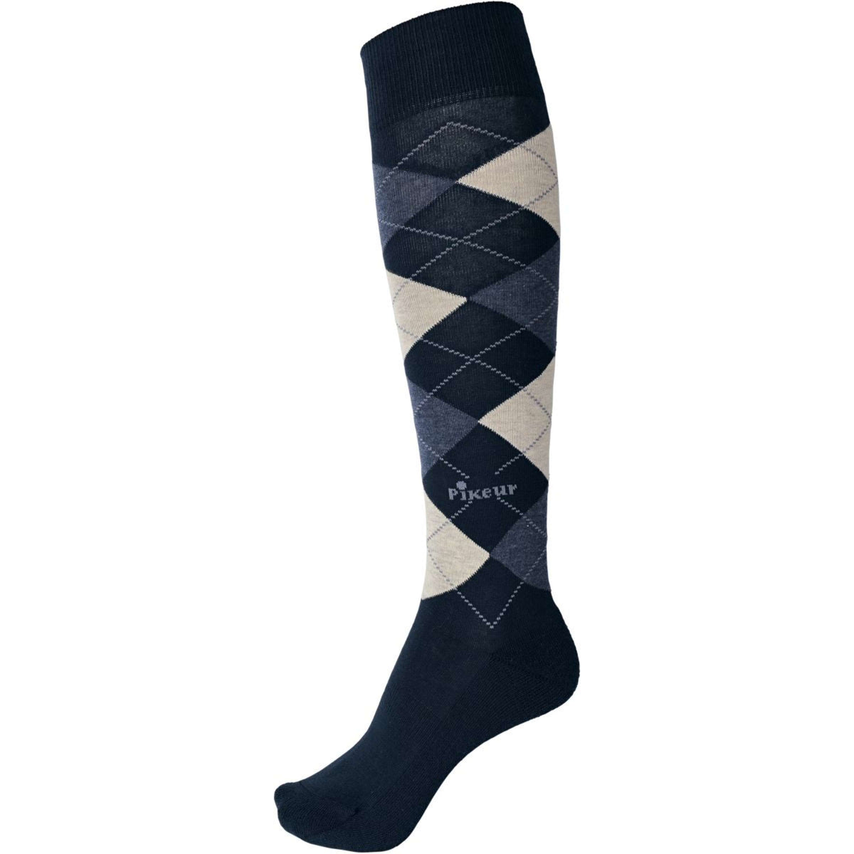 Pikeur Socken Grau/Ecru