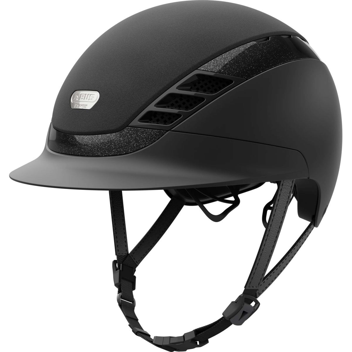 Pikeur X Abus Reithelm AirLuxe SUPREME Schwarz