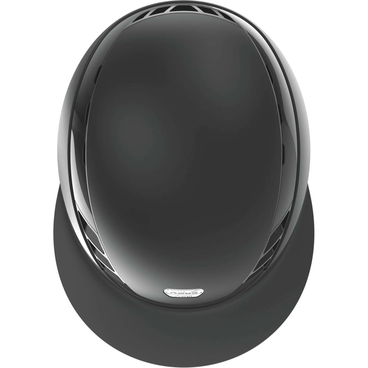 Pikeur Reithelm AirLuxe Pure Langer Schirm Schwarz