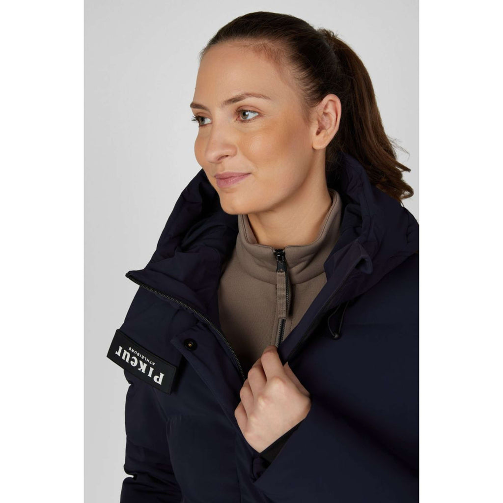 Pikeur Lange Jacke Quilted Raincoat Athleisure AW26 Nightblue