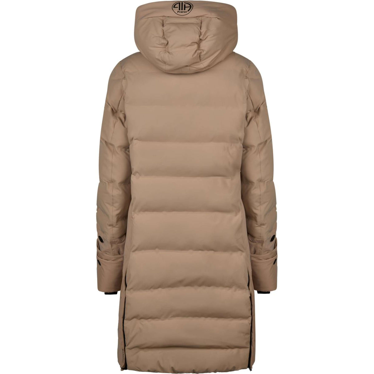 Pikeur Lange Jacke Quilted Raincoat Athleisure AW26 Mocha Cream