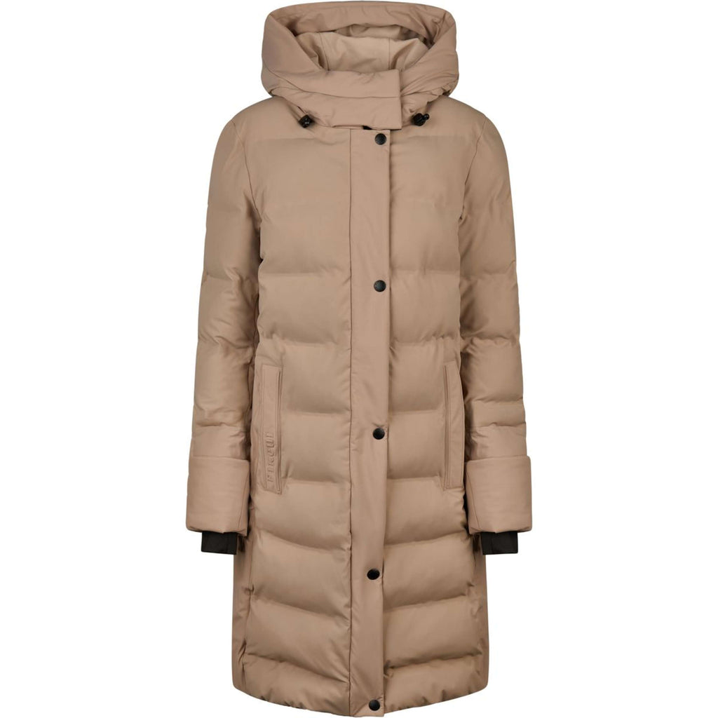 Pikeur Lange Jacke Quilted Raincoat Athleisure AW26 Mocha Cream