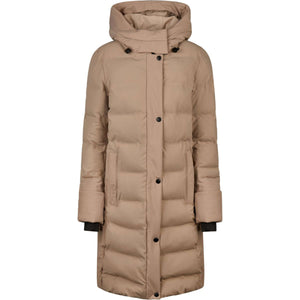 Pikeur Lange Jacke Quilted Raincoat Athleisure AW26 Mocha Cream