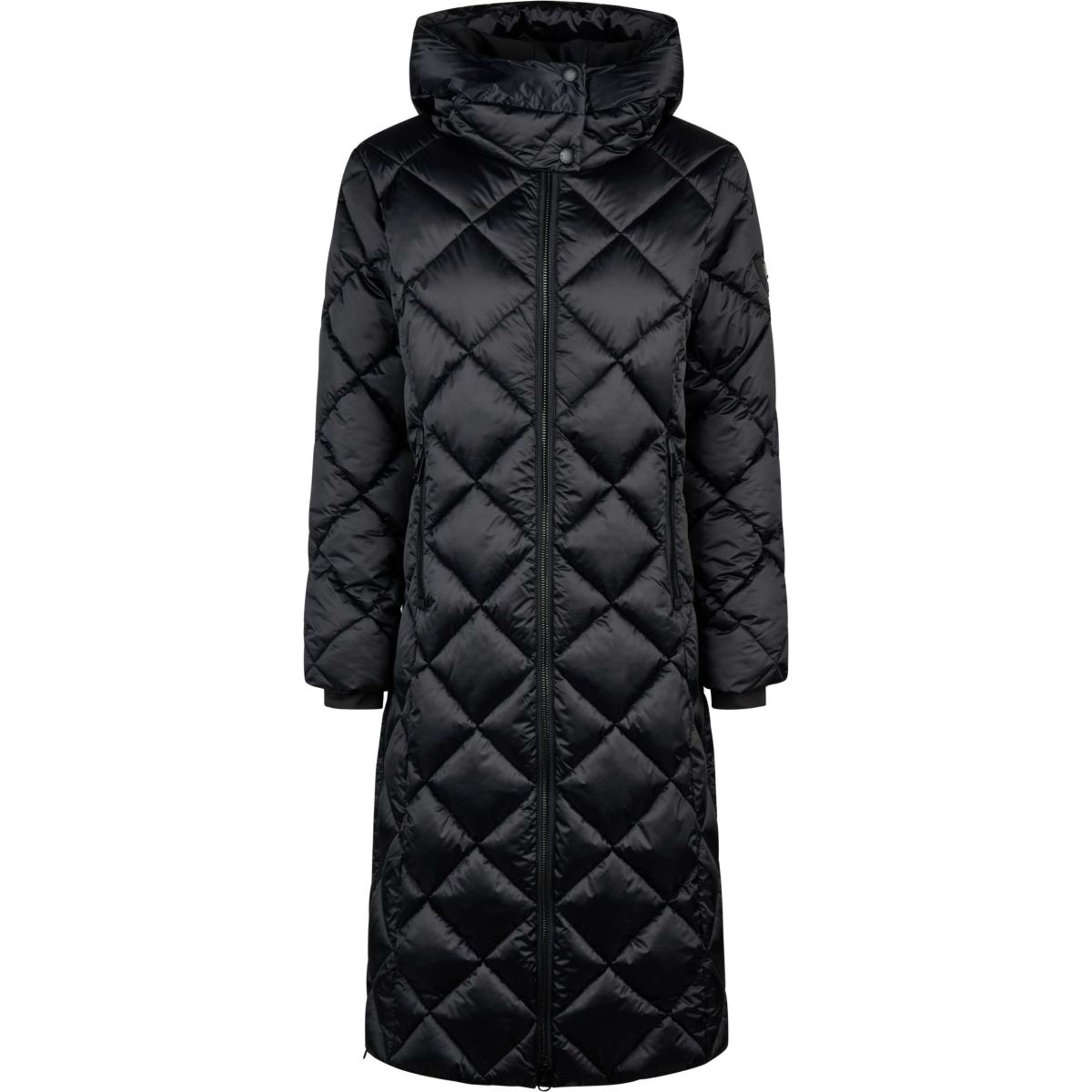 Pikeur Lange Jacke QuiltDiamond Selection AW26 Schwarz